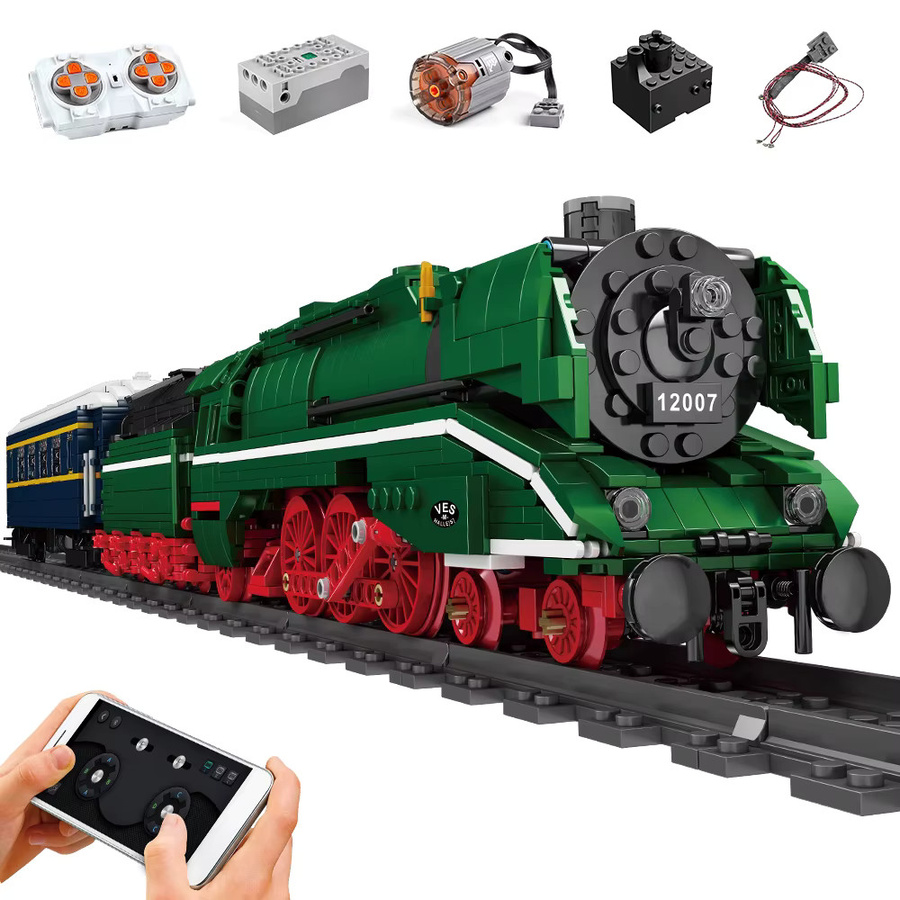 Mould King BR18 201 Deutscher Expresszug, Modellbausatz, APP- & RC-gesteuert, ab 14 Jahren - Bild 7