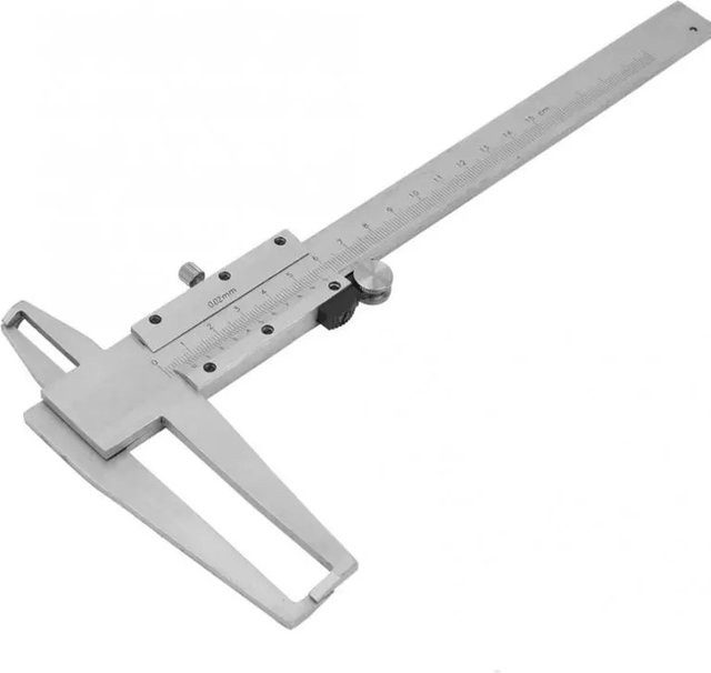 ETOPOO Innennut-Messschieber mit langen Krallen, Messbereich 9-150 mm, Genauigkeit 0,02 mm, Farbe Silber - Bild 1