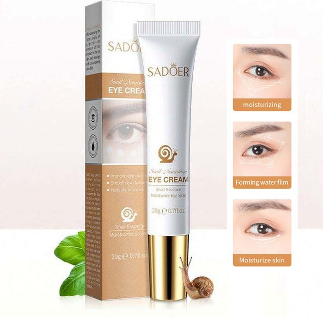 SADOER Augencreme mit Schnecke, Unisex - Bild 1