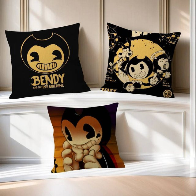 Beast Kingdom Kissenbezug Bendy and the Ink Machine quadratisch 30 x 30 cm - Bild 1