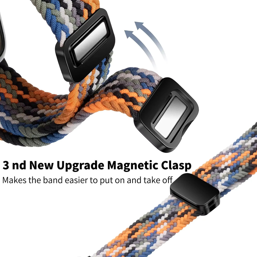 OAKCHARM Uhrenarmband Nylon-Magnetarmband, Bunt, Unisex - Bild 4