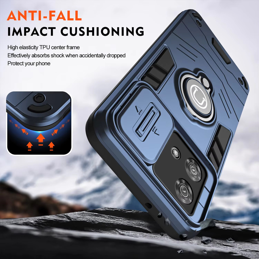 Schutzhülle mit Objektivschutz für Motorola Moto Edge 40 50 Neo G22 G04 G24 G34 G84 G14 G54 G53 G55 G35 G85 5G in Grau und Blau - Bild 5