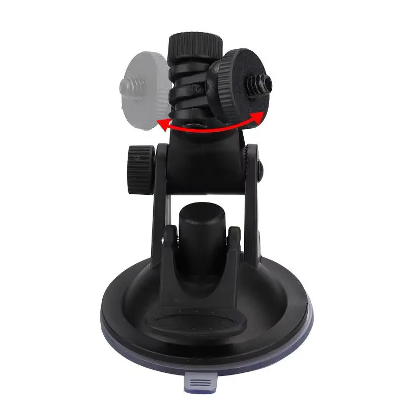 GoPro Action-Kamera Saugnapf-Kamerahalterung für die Windschutzscheibe in Schwarz, kompatibel mit Hero 11, 10, 9, 8 und 7 - Bild 2