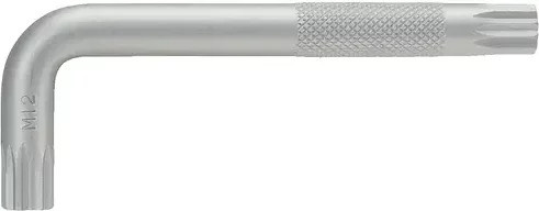 KS Tools XZN-Winkelstiftschlüssel kurz M8 in Silber - Bild 1