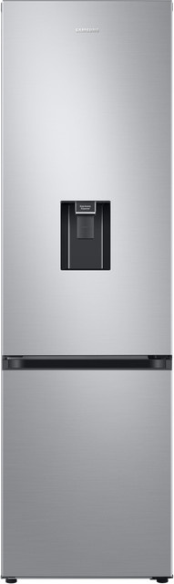 Samsung Kühl-Gefrierkombination mit Wasserspender in Silber, 203 cm Höhe, 386 l Volumen, No Frost+, SpaceMax™ mit AI Energy Mode, freistehend - Bild 1