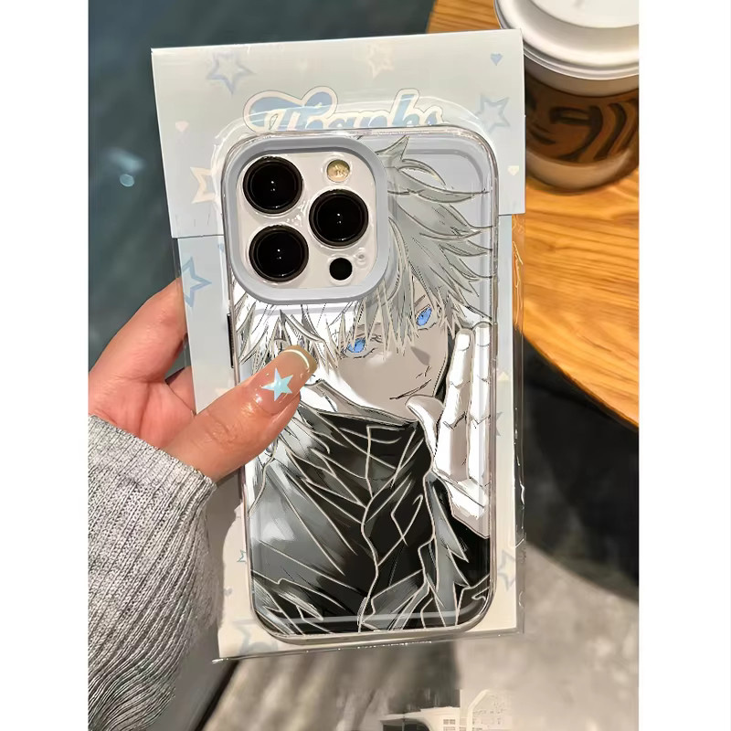 Gojo Satoru Soft Clear Case Schutzhülle für iPhone 11 bis iPhone 15 Pro Max, transparent - Bild 2