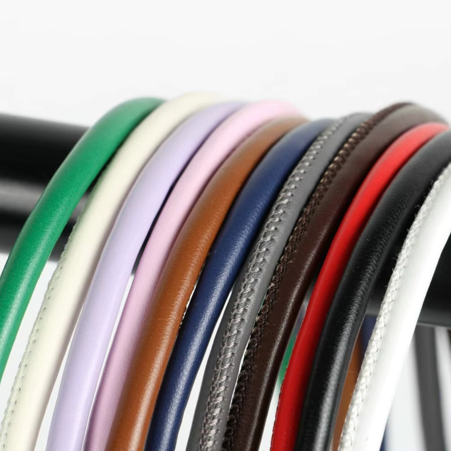 Imitat-Schafslederband, 2 Meter, 6 mm, Unisex - Bild 1