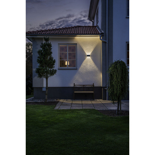 Konstsmide AL LED-Wandleuchte Modern in Anthrazit mit Up-Down-Lichtfunktion für den Garten - Bild 2