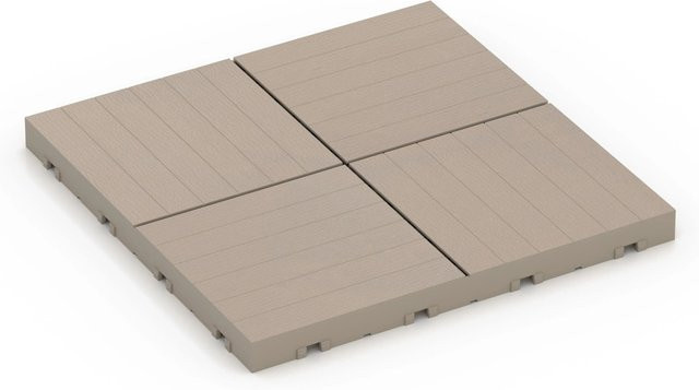 WARCO Mosaik-Klickfliese Vanille Beige, B/T/H: 30 x 30 x 2 cm - Bild 1