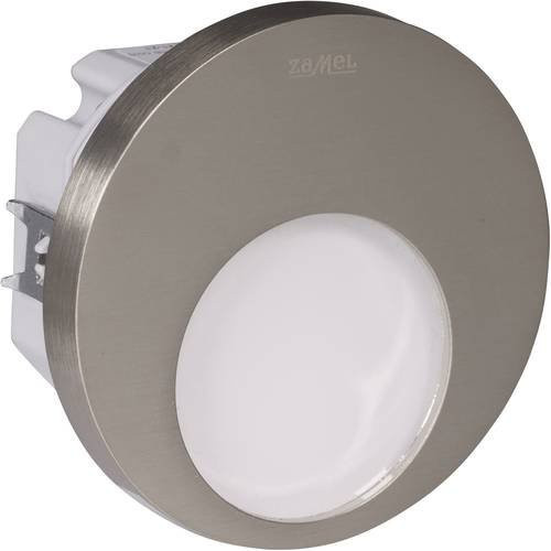 Zamel Muna LED-Wandeinbauleuchte 02-221-22 in Silber, runde LED-Treppenleuchte aus Metall für Flur und Treppenaufgang - Bild 1