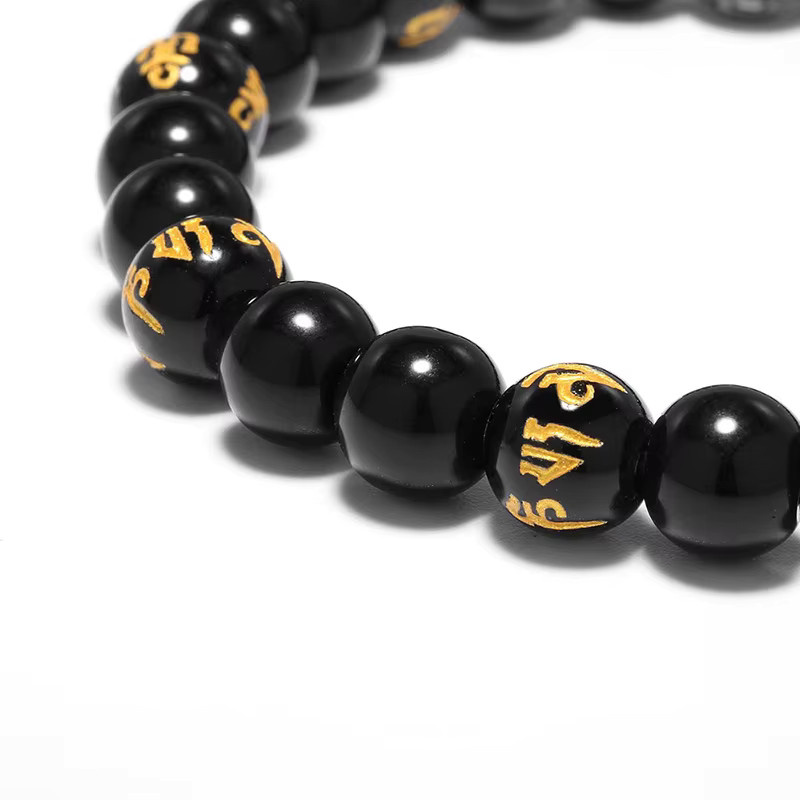 Noter Armband, Obsidian, Schwarz, Unisex - Bild 3