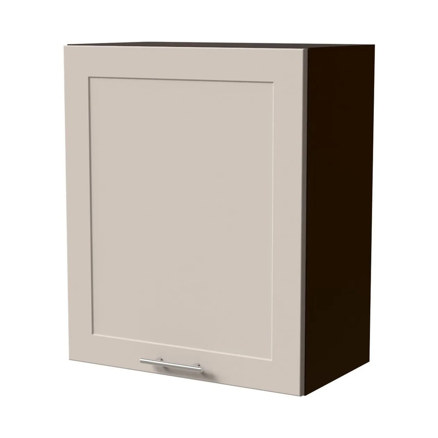 Feldmann-Wohnen Hängeschrank Oslo W2/60 in Lava und Kaschmir Matt, Wandmontage mit Soft-Close-Türen, Breite: 60 cm, Tiefe: 32,5 cm, Höhe: 72 cm - Bild 2
