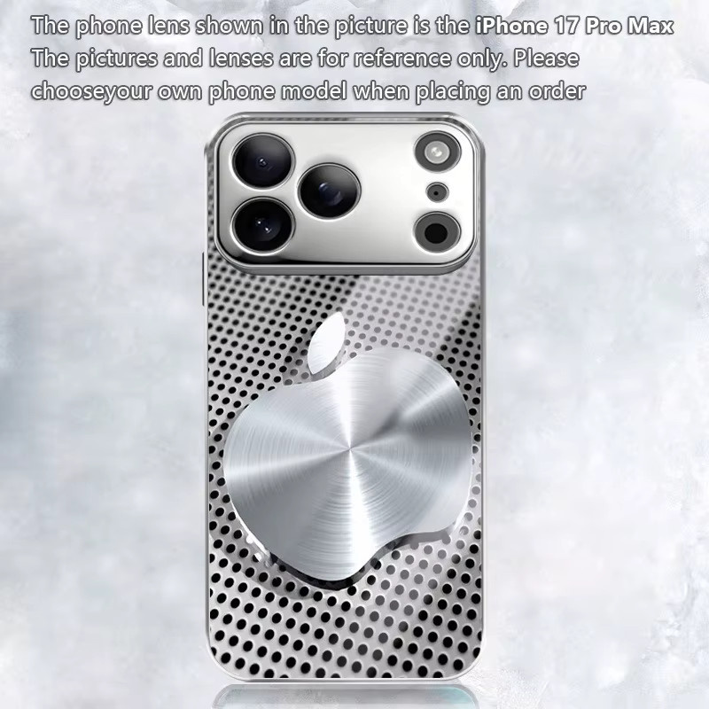 Galvanisierte Glas-Handyhülle mit Metallgeflecht für Apple iPhone 17, 16, 15, 14, 13, 12, 11 Pro Max Plus in Silber - Bild 6