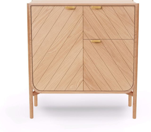 Harto Marius Kommode in Beige mit Eichenfurnier - Bild 1