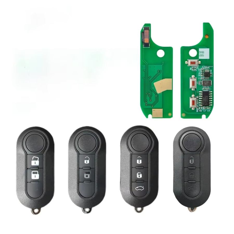 Jingxin Auto-Fernschlüssel für Fiat 500L Ducato Citroen Jumper Peugeot Boxer 2008–2015 Marelli BSI FCC RX2TRF198 PCF7946 433 MHz in Schwarz und Weiß - Bild 4