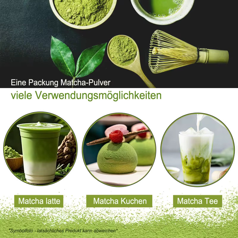 Sweetea Matcha-Pulver, Grüntee, 3 x 100 g - Bild 5
