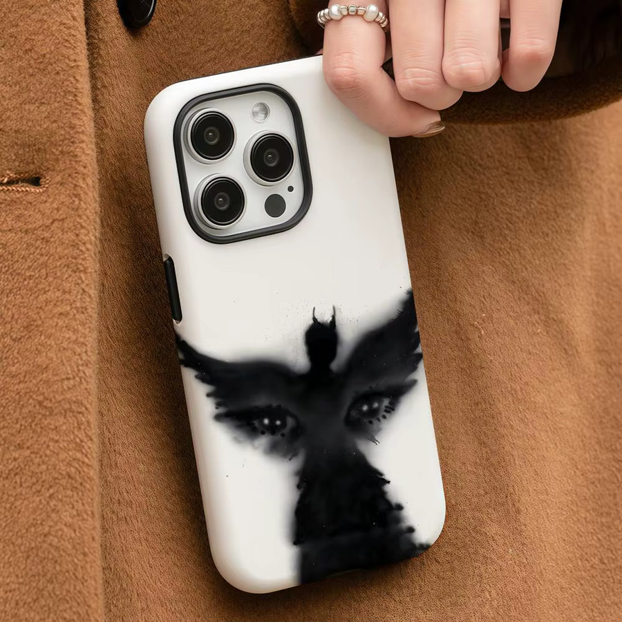 R-Rich Amiri Grit & Grace Handyhülle für iPhone 17 16 15 14 13 12 Pro Max Plus mit glänzender HD-Doppelschicht-Flüssigkeitshartschale - Bild 3