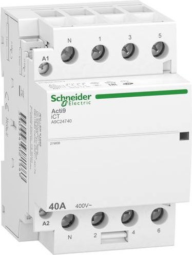 Schneider Electric A9C24740 Installationsschütz in Weiß - Bild 1