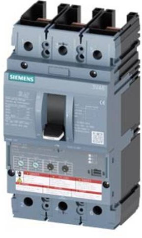 Siemens 3VA6210-5HN31-2AA0 Leistungsschalter in Grau mit einem Einstellbereich von 40 - 100A und einer maximalen Schaltspannung von 600 V/AC - Bild 1