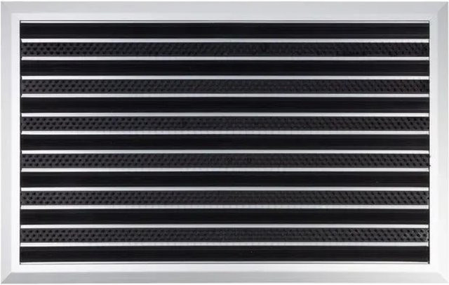 Karat Alu-Fußmatte Spectral in Anthrazit mit PVC-Bürsten, B/B/H: 68 x 98 x 1,5 cm - Bild 1