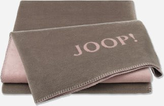 Wohndecke JOOP! FABRICS COLLECTION UNI-DOUBLEFACE in Taupe/Lotus, B/T: 150 x 200 cm - Bild 1