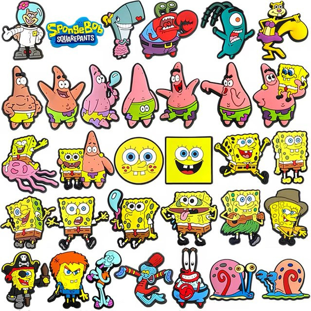 Potdemiel Spongebob Charms, Schuhe Dekoration Zubehör - Bild 1