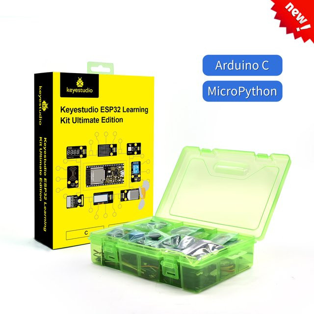 Keyes Studio ESP32 Learning Kit Ultimate Edition mit ESP32 Mainboard und 117 Projekt Tutorials für DIY Experimente in Multicolor - Bild 1