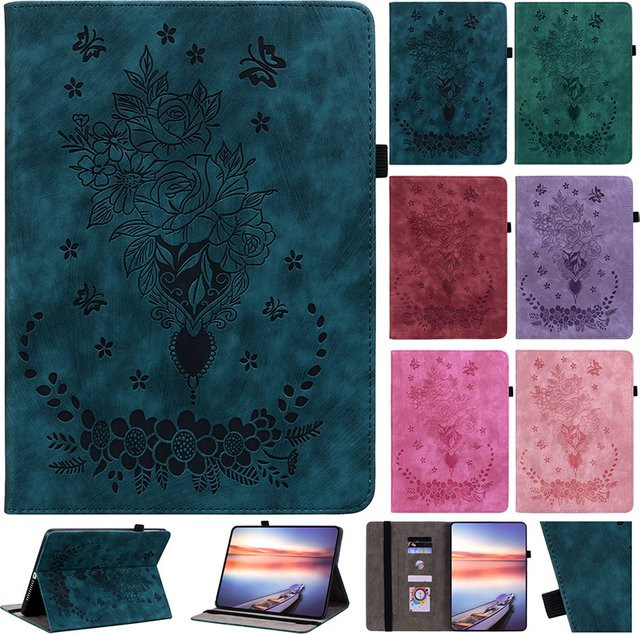 Lederhülle für Lenovo Idea Tab 11 Zoll K10C und Idea Tab Pro 12.7 Y700 4. 5. Generation 2025 Tablet-Cover in Blau - Bild 1