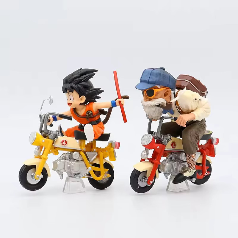 Bandai Dragon Ball Z Motorrad-Figuren, 11-teiliges Set, Kunststoff - Bild 1
