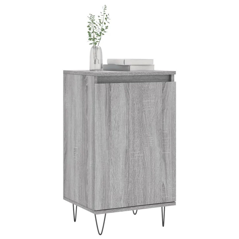 Vidaxl Schränke Set 2 Stück modern Grau B/T/H: 40 x 35 x 70 cm - Bild 4