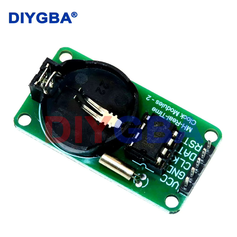 5er Set RTC DS1302 Echtzeituhr Modul in Grün für Arduino AVR ARM PIC SMD - Bild 2