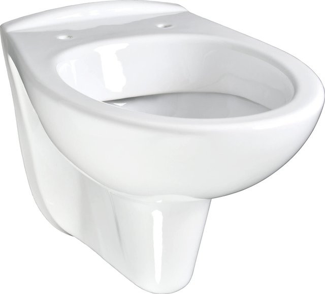 Vereg Wand-WC Tiefspüler aus Keramik in Weiß B: 53,0 cm, H: 36,5 cm - Bild 1