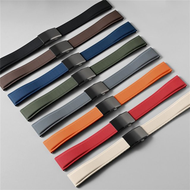 strapfreak Uhrenarmband Fluorkautschuk, Unisex, Schnellverschluss - Bild 1