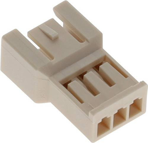Molex Buchsengehäuse-Kabel in Beige und Transparent mit 3 Polzahl und 2.50mm Rastermaß - Bild 1
