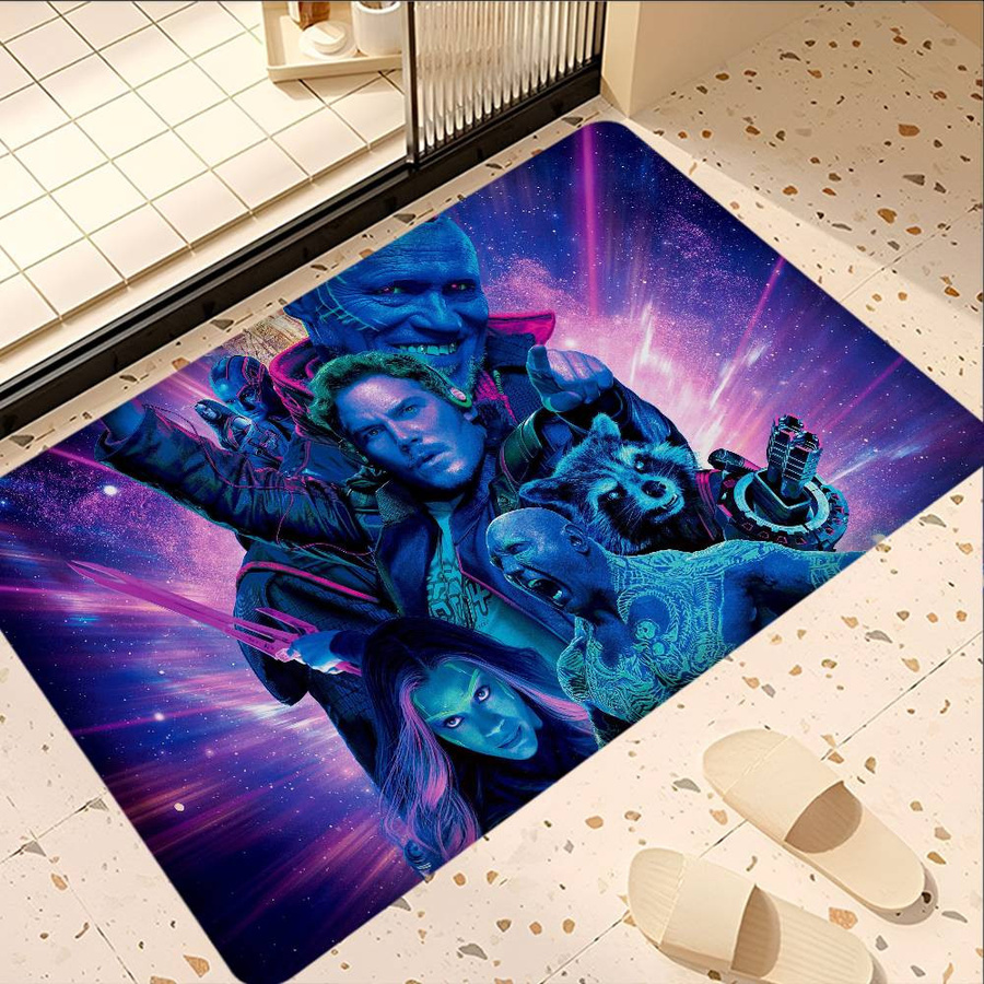 Miniso Guardians Of The Galaxy Fußmatte, rutschfest und waschbar, B/L: 80 x 50 cm, mehrfarbig - Bild 5