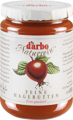 Darbo Hagebutten-Konfitüre naturrein fein passiert 450 g - Bild 1