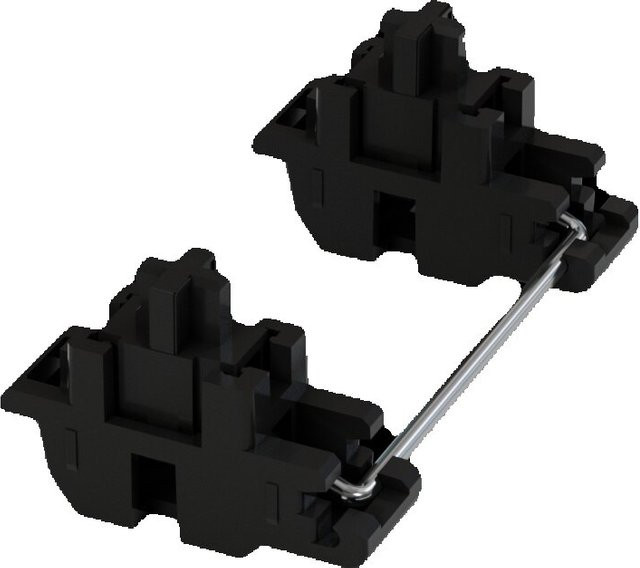 Gateron Low Profile Stabilisator Schwarz 6.25u und 2u für DIY Hotswap Tastaturen - Bild 1