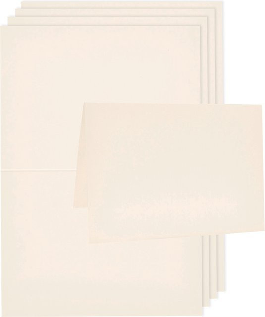 Rico Design Paper Poetry Luxury Karten A6 in Sand - Bild 1