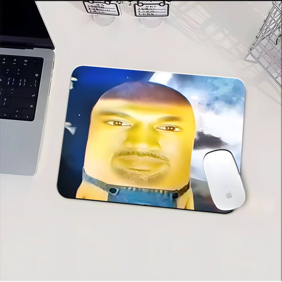 Kanye West YE Mauspad Multicolor rutschfestes Schreibtischpad für Laptop und Tastatur - Bild 4