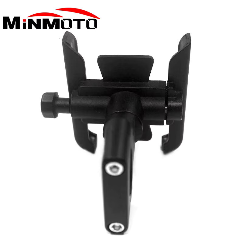 Motorrad Lenker Handyhalterung und GPS Ständer für Honda VFR750 VFR800 VFR1200 in Schwarz und Silber - Bild 4