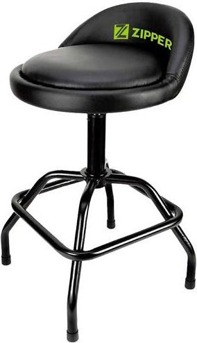 Zipper Werkstattsessel ZI-WKS165 Schwarz B/T/H: 39,0 x 39,0 x 72,0 cm - Bild 1