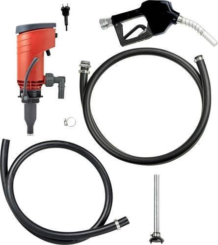 Pressol Elektropumpe 88206230 mit Automatik-Zapfventil in Rot aus Edelstahl, 230 V, Förderleistung 48 l/min - Bild 1