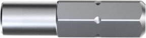 Wiha Adapter 1/4 Zoll für Micro-Bits Form 4 mm, Silber - Bild 1