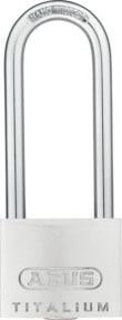 ABUS Zylindervorhangschloss 64TI/40HB63 in Silber mit Titalium-Schlosskörper B: 40 mm - Bild 1