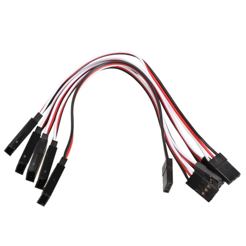 QYWWRC RC Servo Verlängerungskabel Set, 10er Pack, Längen: 150mm, 300mm, 500mm und 1000mm, für RC Autos und Hubschrauber - Bild 2
