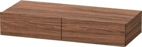 Duravit Schubkastenablage DuraStyle in Nussbaum dunkel mit Konsole, Breite: 100 cm, Tiefe: 44 cm - Bild 1