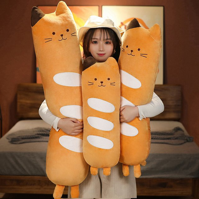 PUNIDAMAN Plüschtier Katze, Plüsch / Textil, 100cm - Bild 1