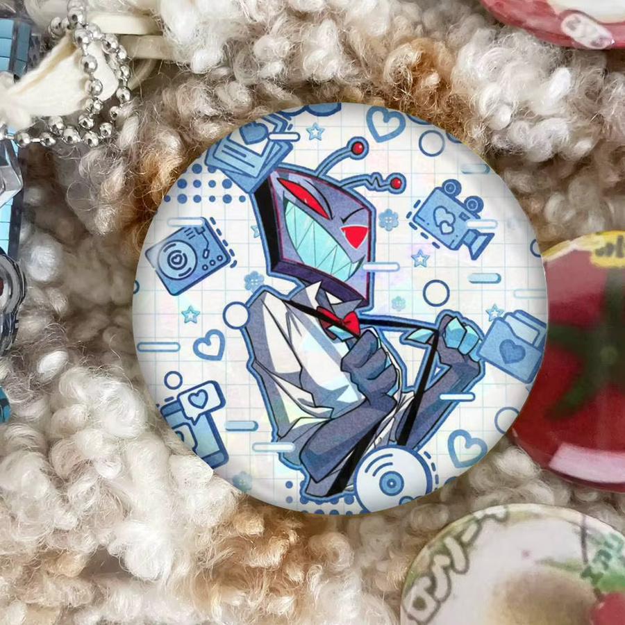 Icona Weißblech-Brosche, Figuren-Icon-Abzeichen, Unisex - Bild 5