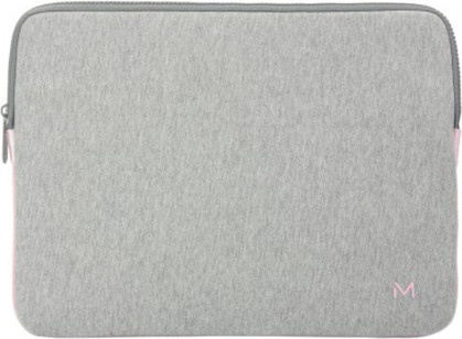 Mobilis Notebooktasche Schutzhülle für 14 Zoll in Grau und Pink - Bild 1