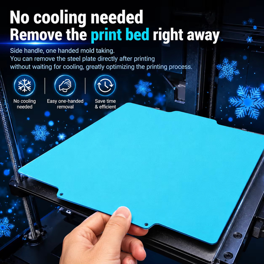 Flashforge Glacier Cold Plate doppelseitige Federstahl-Druckplatte für Creator 5 und Creator 5 PRO - Bild 2